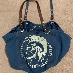 Diesel large canves overnight bag